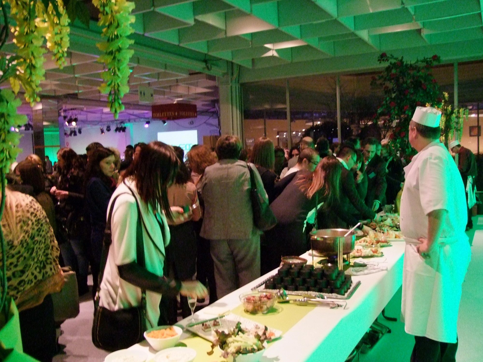 Cocktail foyer du centre de convention 